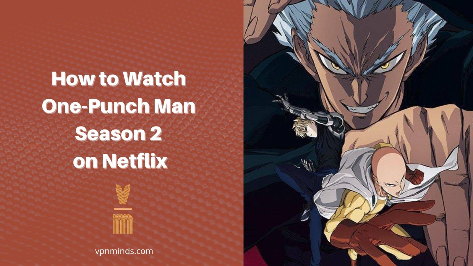 How to watch One Punch Man Season 2 on Netflix